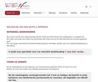 Vandenneste.net(Persoonlijk contact en vertrouwen) Screenshot