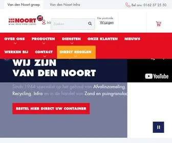 Vandennoort.nl(Container huren bij een betrouwbare afvalspecialist uit Dongen) Screenshot