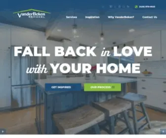 Vanderbeken-Remodel.com(Home Remodeling Company) Screenshot