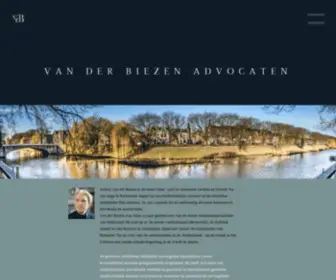 Vanderbiezen-Advocaten.nl(Advocatenkantoor van der Biezen) Screenshot