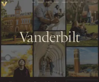 Vanderbilt.edu(Vanderbilt university) Screenshot