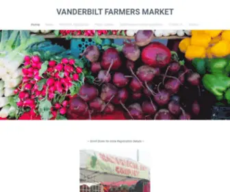 Vanderbiltfarmersmarket.com(VANDERBILT FARMERS MARKET) Screenshot