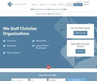Vanderbloemen.com(Church Staffing & Christian Executive Search Firm) Screenshot