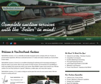 Vanderbrinkauctions.com(VanDerBrink Auctions/Yvette VanDerBrink/LAND/Collector Cars/Antique Tractors/Experience) Screenshot