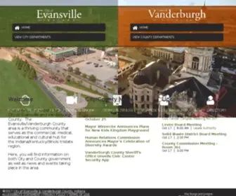 Vanderburghgov.com(Home (County)) Screenshot