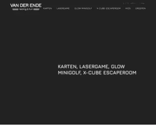 Vanderende.com(De grootste indoor kartbaan van Europa) Screenshot