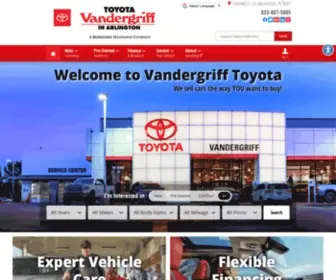 Vandergrifftoyota.com Screenshot