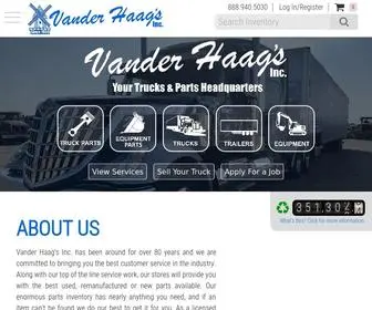 Vanderhaags.com(Vander Haag's Inc) Screenshot