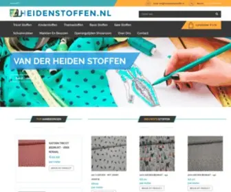 Vanderheidenstoffen.nl(Van der Heiden Stoffen) Screenshot