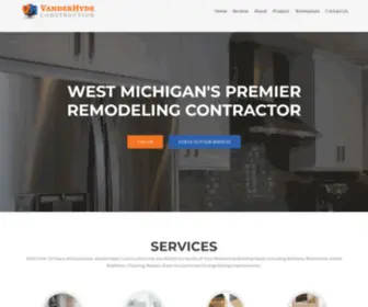 Vanderhydeconstruction.com(VanderHyde Construction) Screenshot