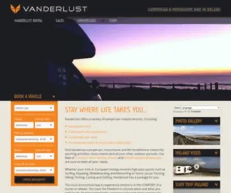 Vanderlust.com(Campervan Conversions) Screenshot