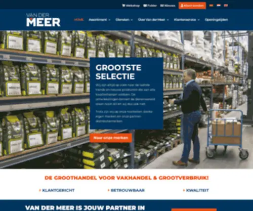 Vandermeerdiertotaalgroothandel.nl(Van der Meer) Screenshot
