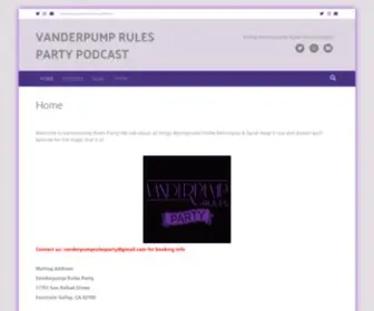 Vanderpumprulesparty.com(Vanderpump Rules Party) Screenshot