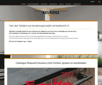 Vanderveldenkeukens.nl(Leo van der Velden Keukens) Screenshot