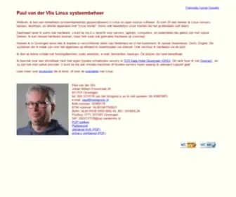 Vandervlis.nl(Paul van der Vlis Linux systeembeheer) Screenshot