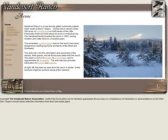 Vandevertranch.org(Vandevert Ranch) Screenshot