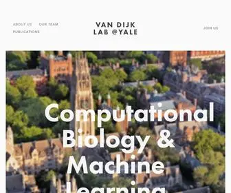 Vandijklab.org(Van Dijk Lab @Yale) Screenshot