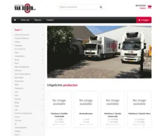 Vandoornhoreca.nl(Van Doorn Horeca) Screenshot