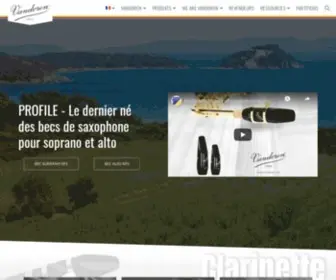 Vandoren-FR.com(Vandoren Paris) Screenshot