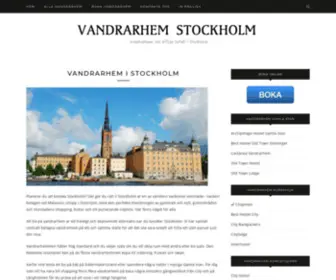 Vandrarhemstockholm.se(Vandrarhem och billiga hotell i Stockholm) Screenshot