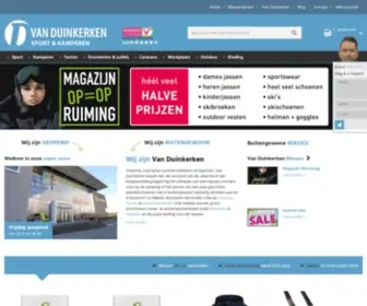 Vanduinkerken.com(Alles voor kamperen) Screenshot