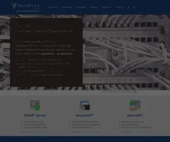 Vandyke.com(VanDyke Software) Screenshot