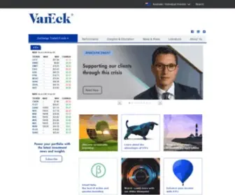 Vaneck.com.au(VanEck ETFs Australia) Screenshot