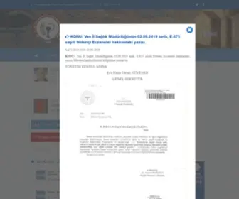 Vaneczaciodasi.org.tr(Van Bitlis Hakkari Eczac) Screenshot
