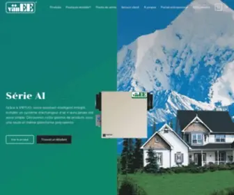 Vanee.ca(Systèmes de Ventilation et Échangeurs d'Air) Screenshot