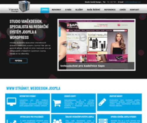 Vanekdesign.com(Jsme specialisti na Joomla webdesign) Screenshot
