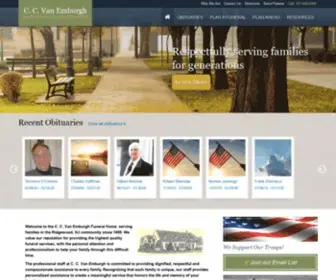 Vanemburgh.com(C. C. Van Emburgh Funeral Home) Screenshot