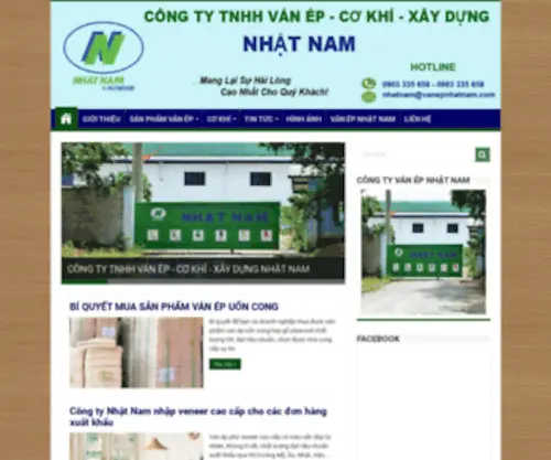 Vanepuoncong.com(Ván Ép Uốn Cong) Screenshot