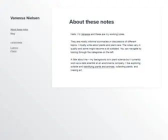 Vanessa-Nielsen.com(About) Screenshot