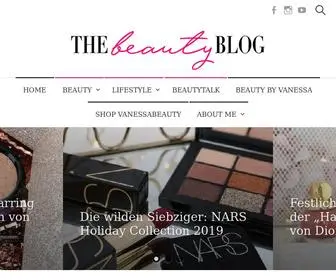 Vanessabratschi.com(The Beauty Blog) Screenshot