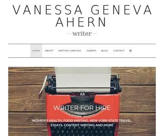 Vanessagenevaahern.com(Vanessa Geneva Ahern) Screenshot