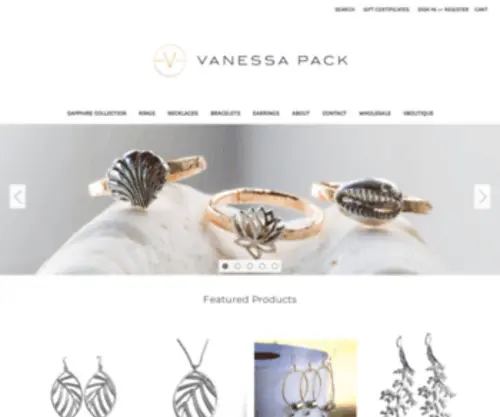 Vanessapack.com(Vanessa Pack) Screenshot