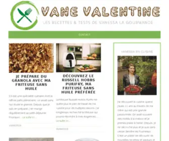 Vanevalentine.com(Cuisine) Screenshot