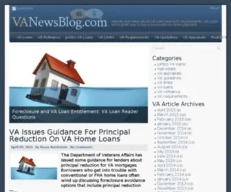 Vanewsblog.com(Learn about the VA loan program) Screenshot