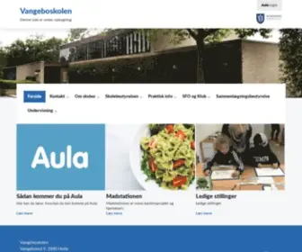 Vangeboskolen.dk(Ravnholm Skole) Screenshot