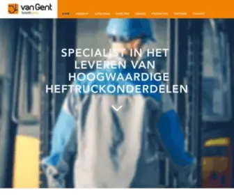 Vangentbv.nl(Van Gent Forkliftparts B.V) Screenshot
