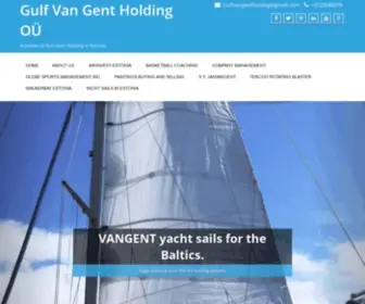 Vangentholding.com(Gulf Van Gent Holding Oܠ) Screenshot