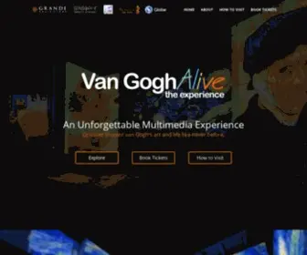 Vangoghalive.ph(Van Gogh Alive) Screenshot