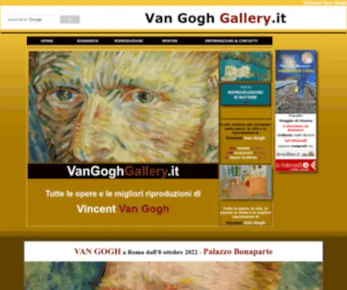 Vangoghgallery.it(Vincent Van Gogh) Screenshot