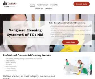 Vanguard-Cleaning.com(Vanguard Cleaning) Screenshot