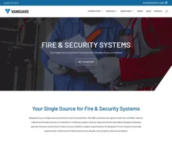Vanguard-Fire.com(Vanguard Fire & Security) Screenshot