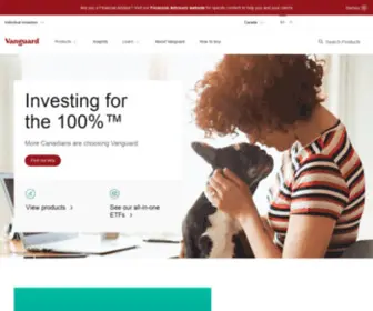 Vanguard.ca(Vanguard Canada) Screenshot