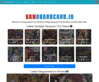 Vanguardcard.io(Cardfight Vanguard Card Database) Screenshot