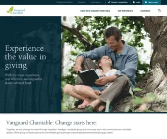 Vanguardcharitable.org(Vanguard Charitable) Screenshot