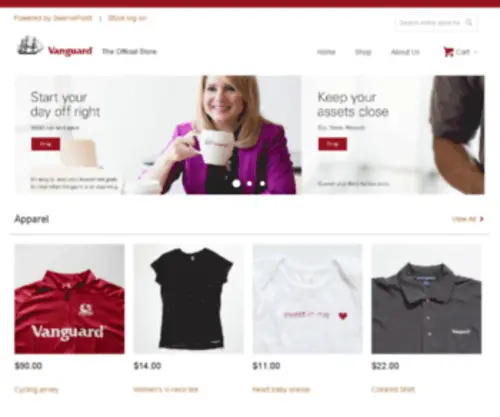 Vanguardgear.com(The Official Vanguard Store) Screenshot