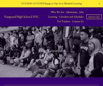 Vanguardhighschool.org(Vanguard High School) Screenshot